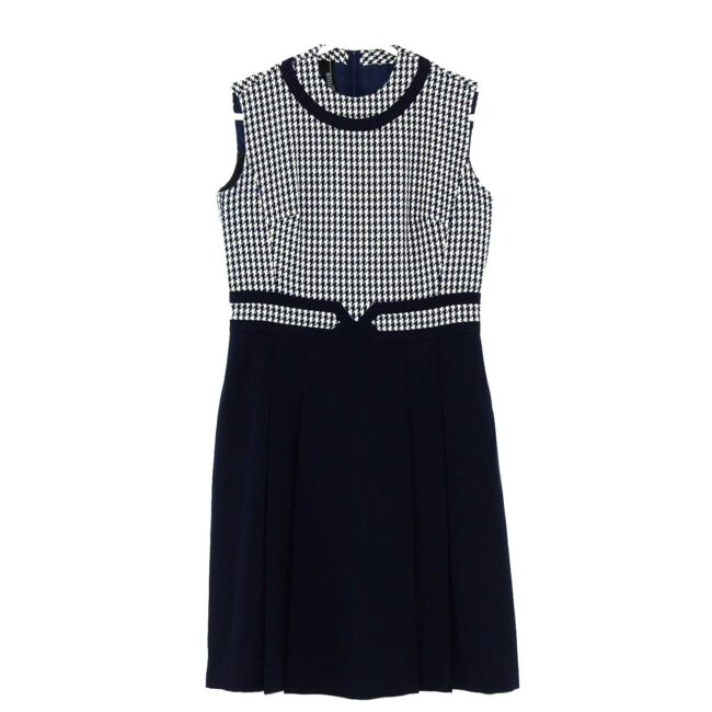 Houndstooth Check 60s Dress