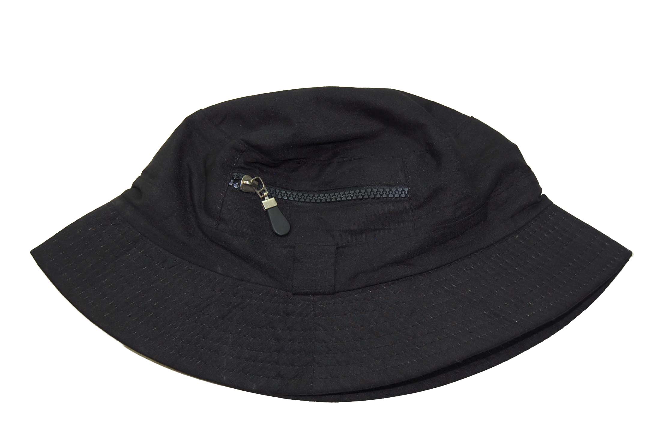 Mens Black Bucket Hat Men's Size L Blue 17 Vintage Clothing