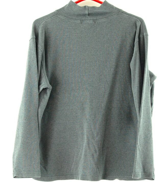 Back of Eddie Bauer Crew Neck Grey Sweatshirt Womens