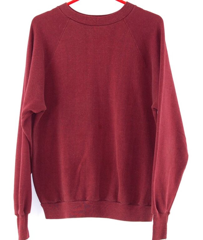 Crew Neck Purple Sweatshirt