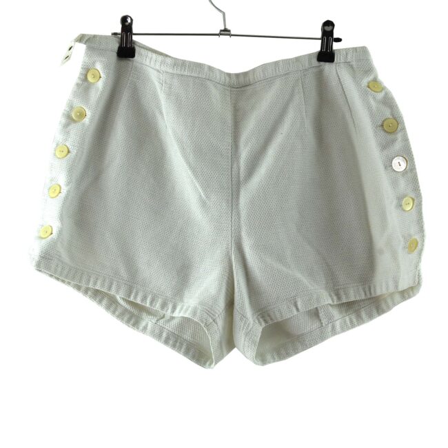 60s Womens Button Shorts