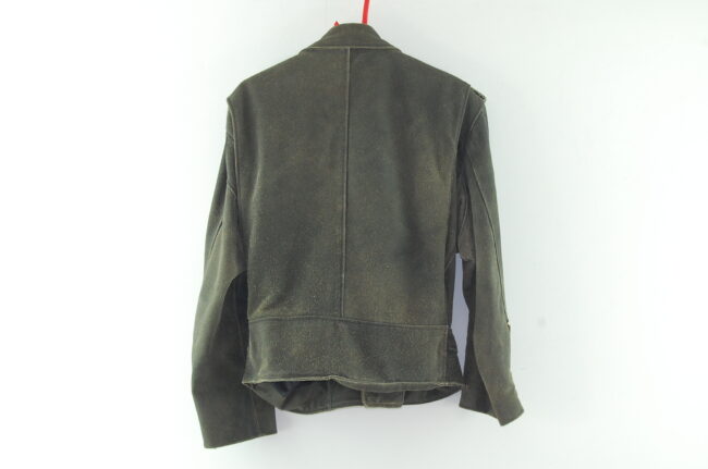 Back of Suede Biker Jacket