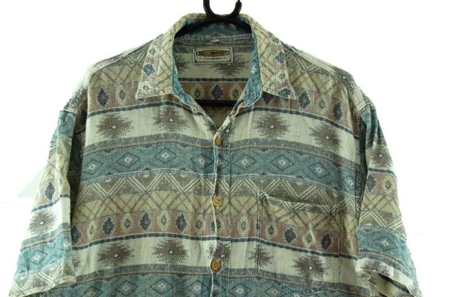 Close up of Southwestern Pattern Shirt