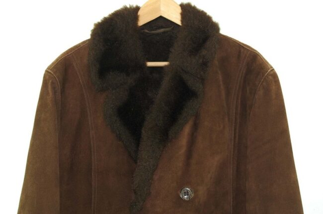 Brown Sheepskin Coat Mens