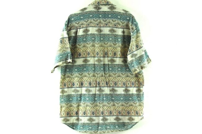 Back of Southwestern Pattern Shirt