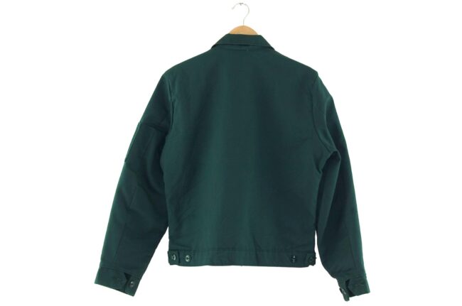 Back of Green American Work Jacket