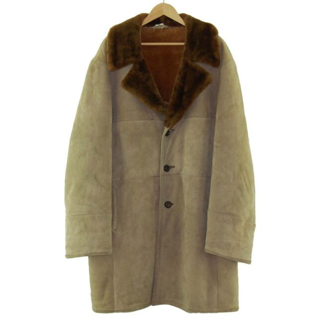 Beige Shearling Coat