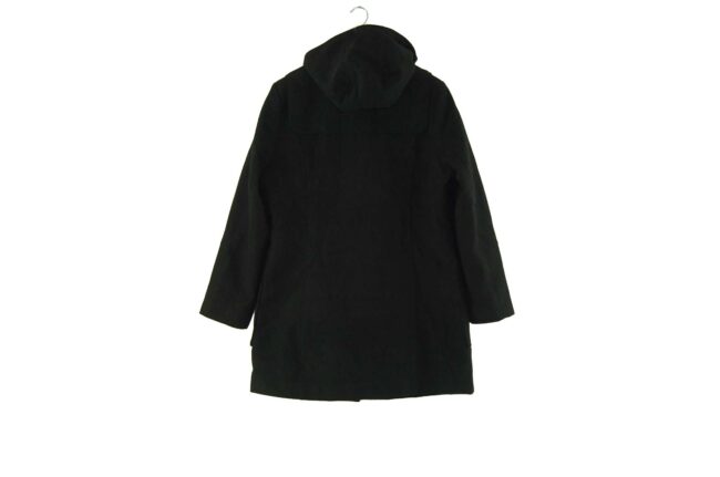 Back of Mens Black Duffel Coat