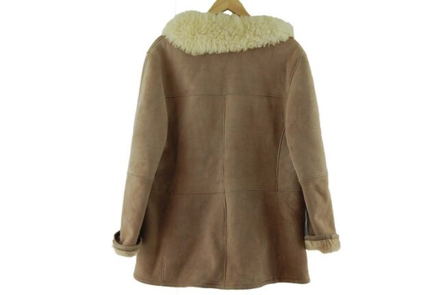 Back of Vintage Sheepskin Jacket Womens