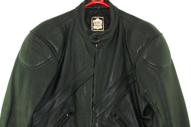 Close up of Vintage Biker Jacket