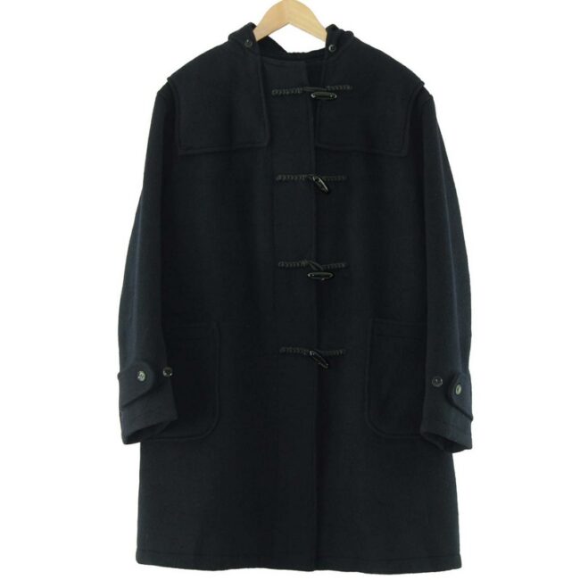 Mens Woolen Navy Duffel Coat