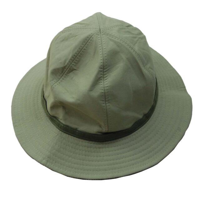 Beige Cotton Bucket Hat