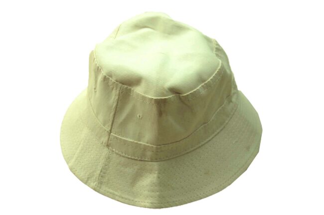 Back of White Nike Bucket Hat