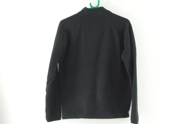 Back of Mens Black North Face Fleece