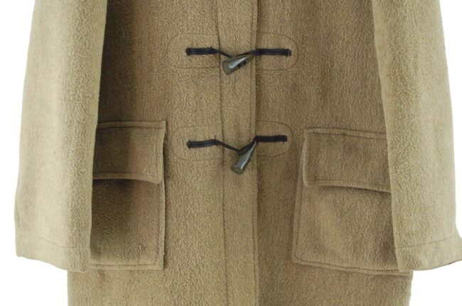 Close up of Beige Gloverall Duffel Coat