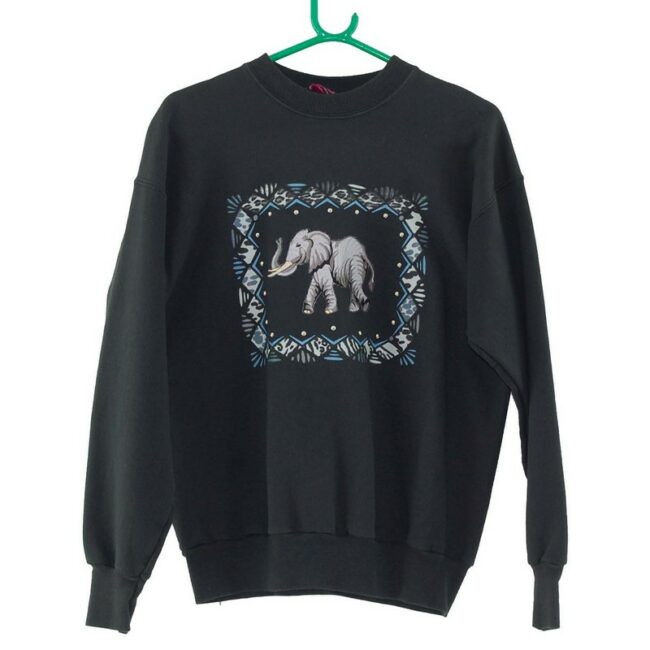 Elephant Crew Neck Sweatshirt