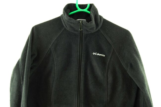 Close up of Columbia Full Zip Fleece