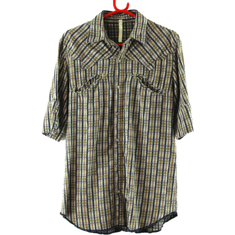 1970s Short Sleeve Western Shirt