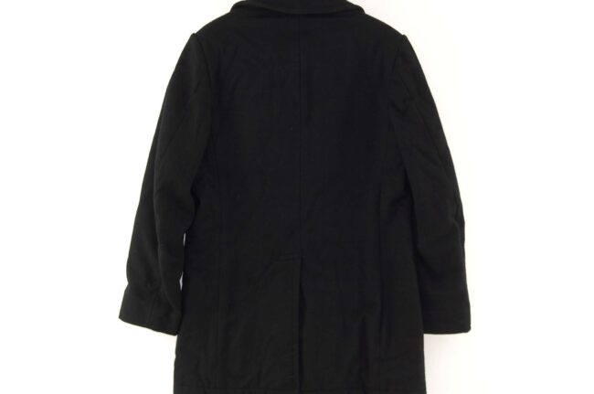 Back of Navy Peacoat Jacket