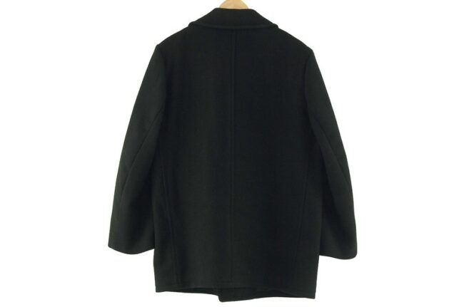 Back of Navy Peacoat