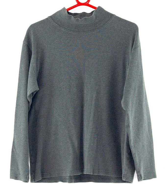 Eddie Bauer Crew Neck Grey Sweatshirt Womens