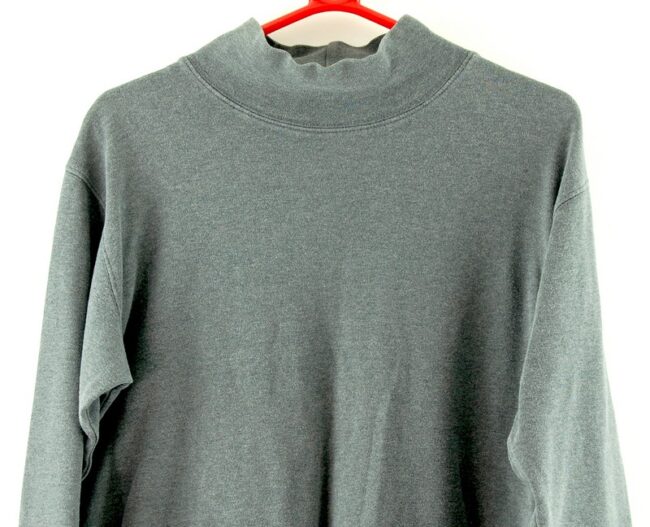 Front close up of Eddie Bauer Crew Neck Grey Sweatshirt Womens