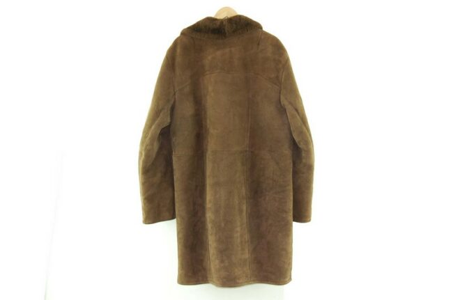 Back of Brown Sheepskin Jacket