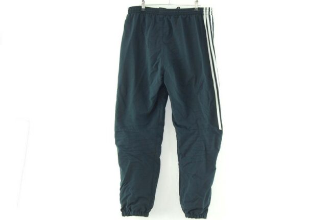 Back of Adidas Tracksuit Bottoms in Navy Blue