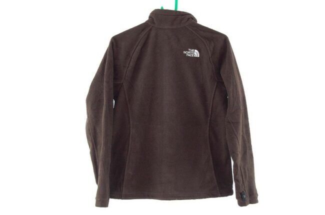 Back of Brown North Face Fleece