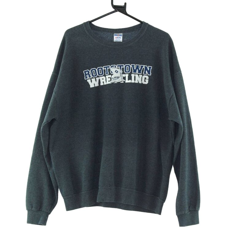 Rootstown Wrestling Grey Crew Neck Sweatshirt