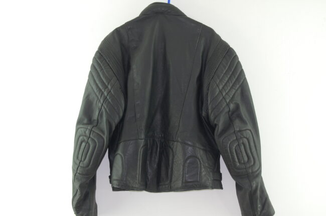Back of Mens Leather Motorcycle Jacket