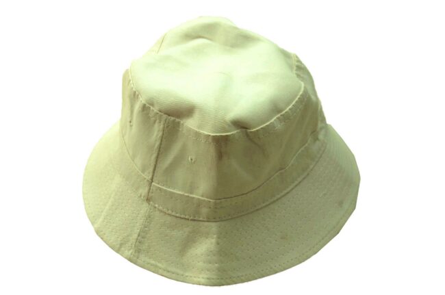 Back of White Nike Bucket Hat