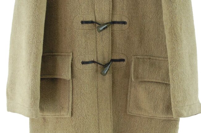 Close up of Beige Gloverall Duffel Coat