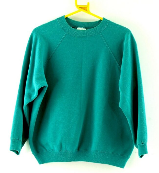 Green Hanes Crewneck Sweatshirt