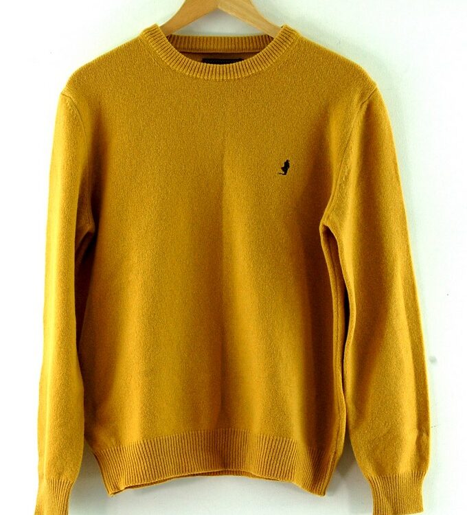 Marlboro Mustard Yellow Jumper Mens