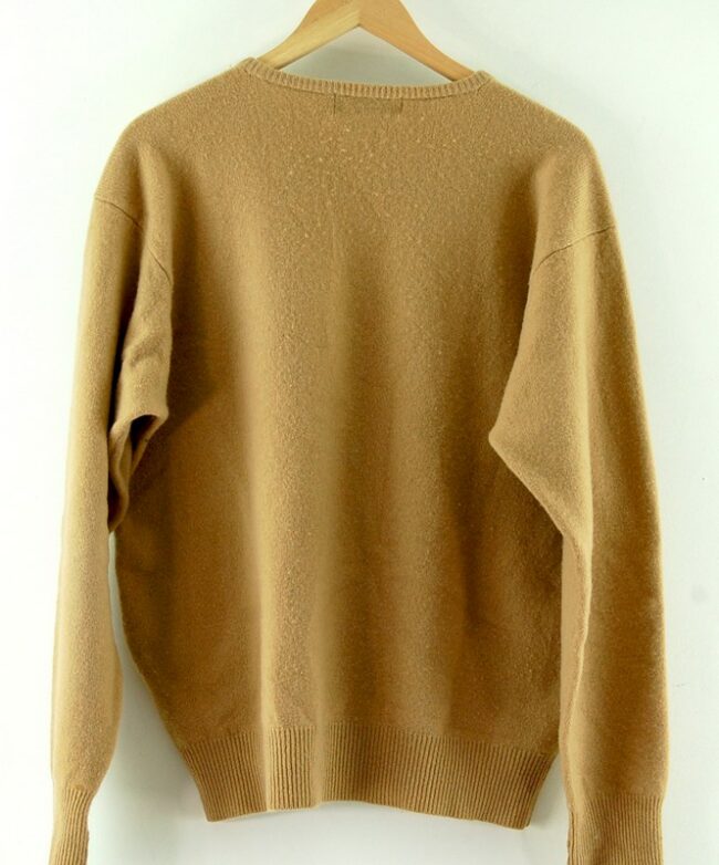 Back of Beige Pure Lambswool Polo Ralph Lauren Sweater