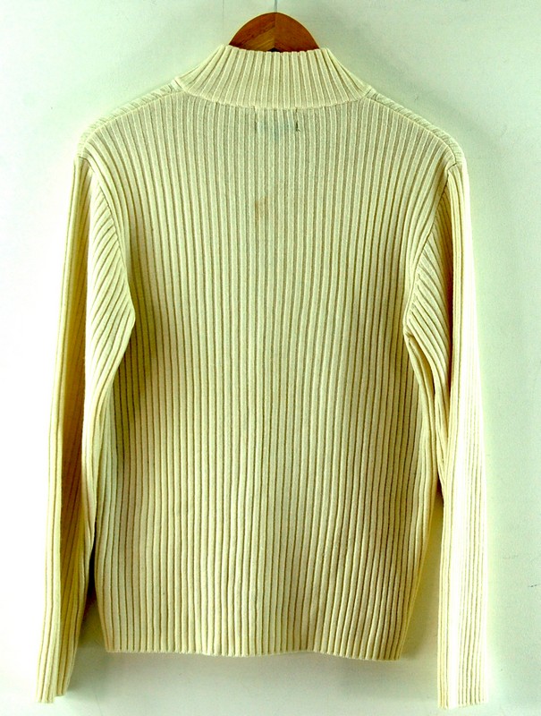 Back of Mens White Guess Cardigan