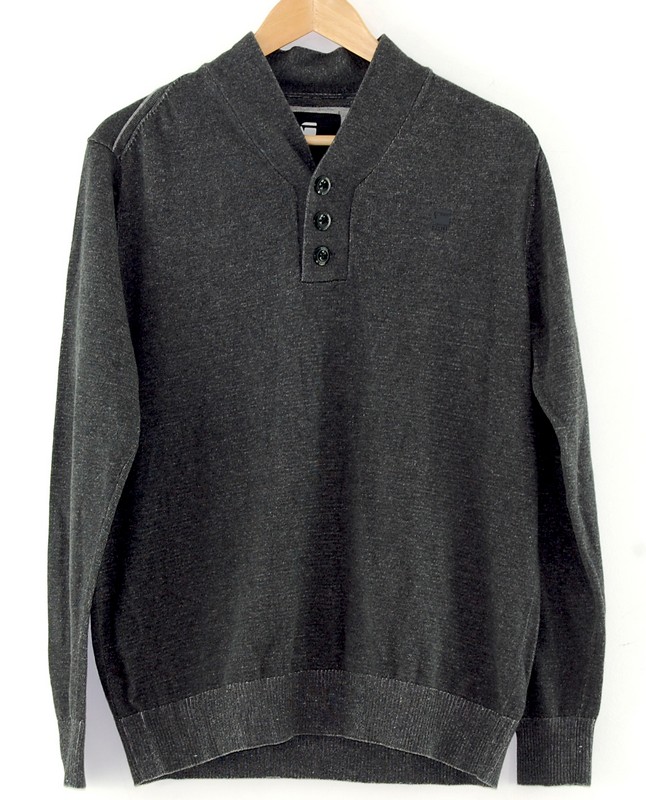 Grey Cotton G Star Raw Sweater