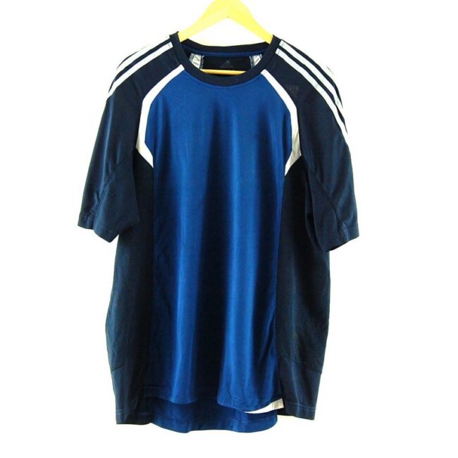 Adidas Blue T Shirt Mens