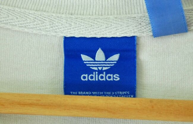 Label Adidas White T Shirt