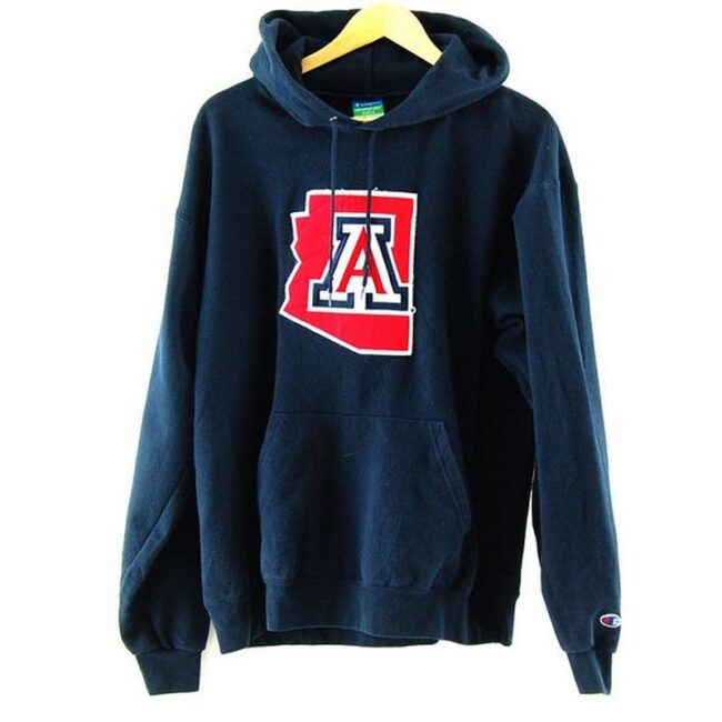 Champion Hooded Sweatshirt Navy