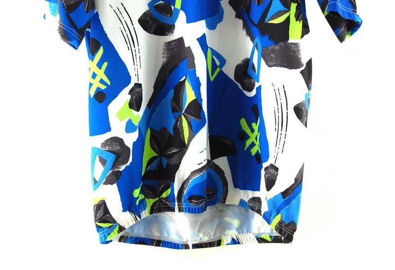 Front Bottom Blue Cycling T Shirt