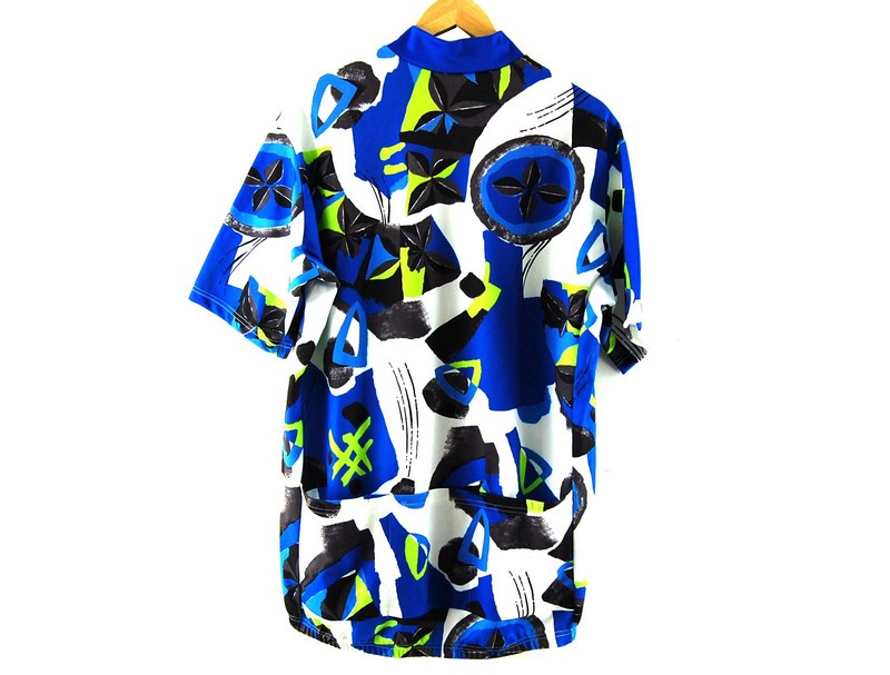 Back Blue Cycling T Shirt