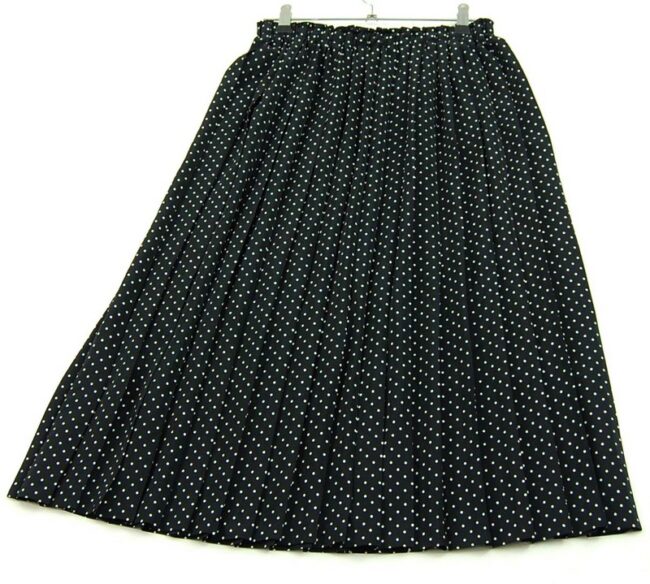 Black And White Polka Dot Skirt