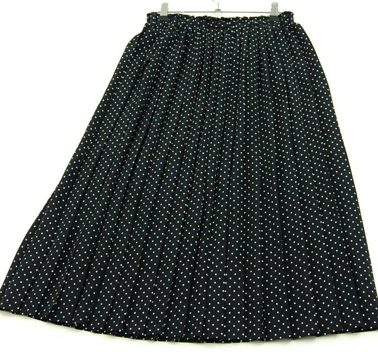 Black And White Polka Dot Skirt