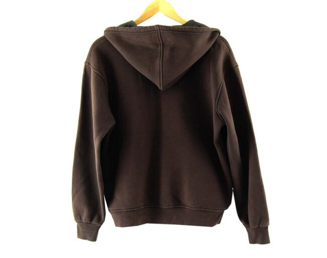 Back Puma Brown Hooded Sweatshirt