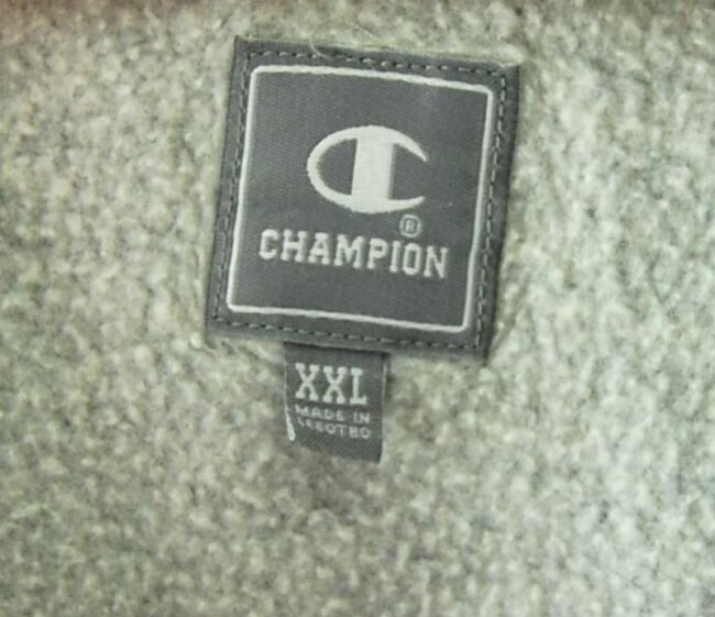 Label Champion Hooded Sweatshirt Grey