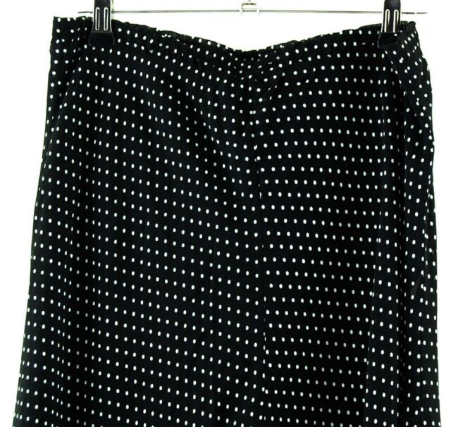 Top Close Up Polka Dot Skirt Black