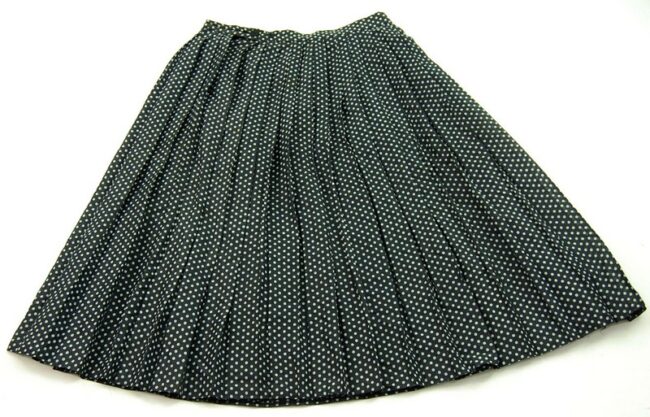 Back Grey Polka Dot Skirt