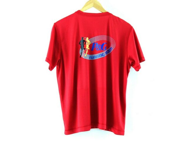 Back Puma Red Sports T Shirt
